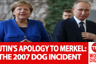 Vladimir Putin issued a heartfelt public apology to the former German Chancellor Angela Merkel