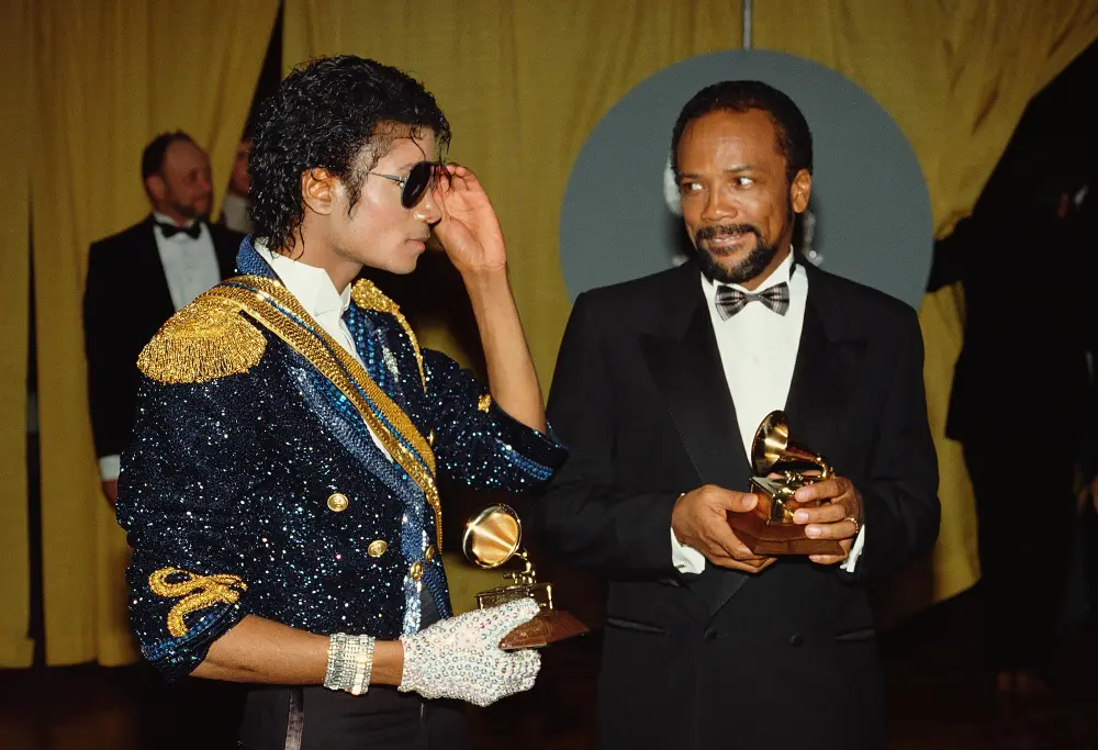 Quincy Jones and Michael Jackson