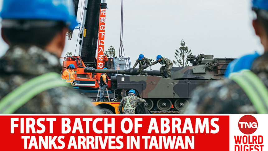 First batch of Abrams tanks arrives in Taiwan