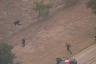 Texas Fugitive Performs Front Flip Over Fence Before Dramatic Capture
