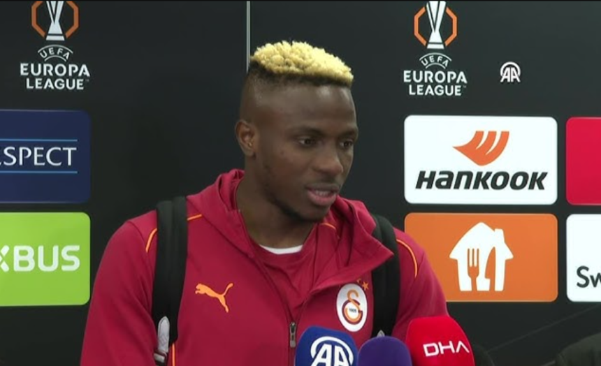 Victor Osimhen responds to link to a January transfer moves Chelsea
