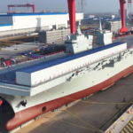 China launches a new-generation amphibious assault ship.