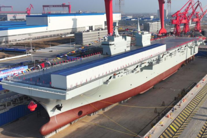 China launches a new-generation amphibious assault ship.
