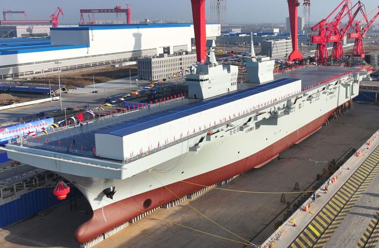 China launches a new-generation amphibious assault ship.