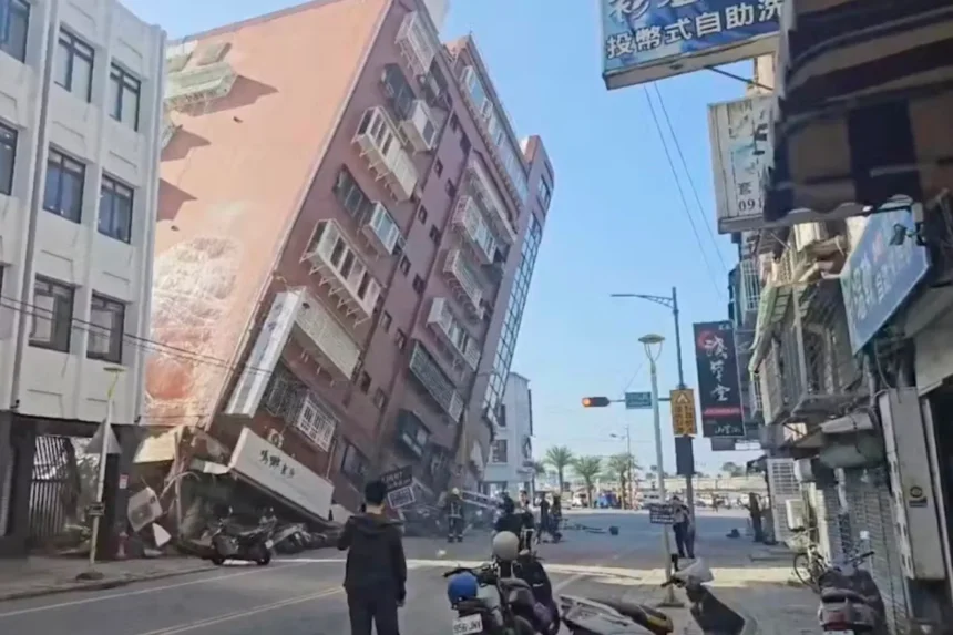 earthquake shakes Taiwan