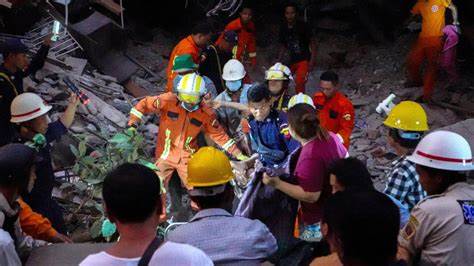Myanmar Death Toll Exceeds 2,000 as Search for Survivors Intensifies