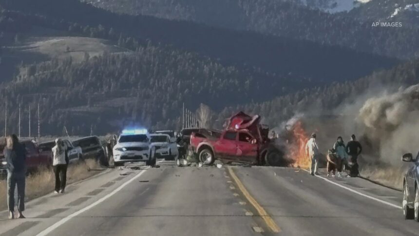 7 Dead After Tour van Crash Near Yellowstone National Park, police say