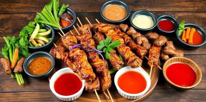 A Taste of Tradition Exploring EZBBQ's Signature Satay and Grilled Delights