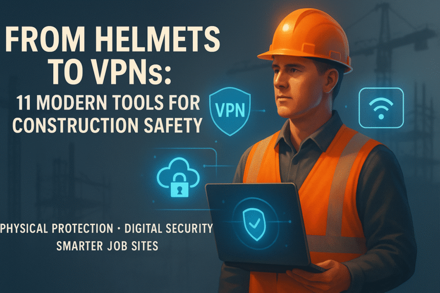 From Helmets to VPNs: 11 Modern Tools for Construction Safety
