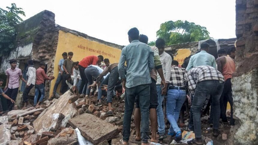 7 Student Killed after School Roof Collapse in India