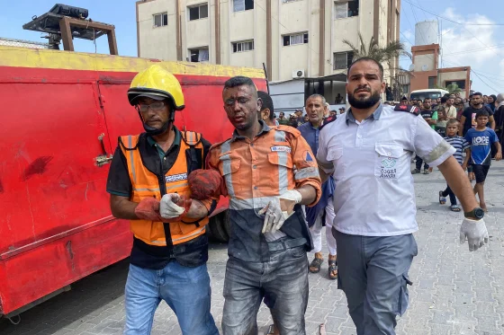 Israeli Airstrike on Nasser Hospital