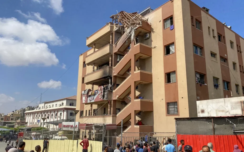Israeli Airstrike on Nasser Hospital