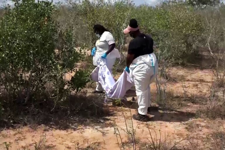 New bodies recovered in Kenya at suspected site of cult deaths