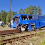 Bus Collides in Russia