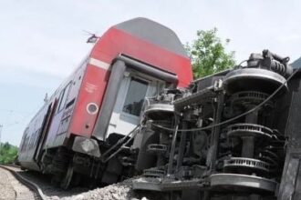 Train Derails in Denmark