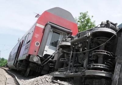 Train Derails in Denmark