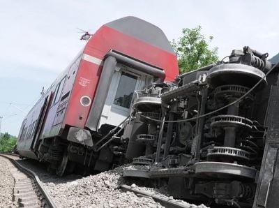 Train Derails in Denmark