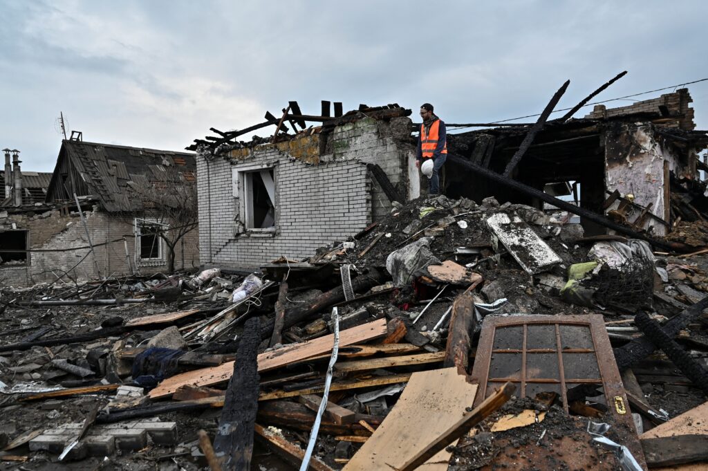 Russian Strike in Zaporizhzhia