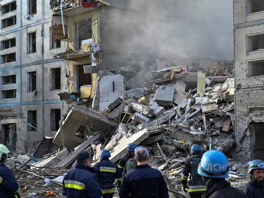 Two Killed and Dozen Injured In Russian Strike in Zaporizhzhia
